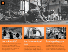 Tablet Screenshot of crossfitbryggen.no